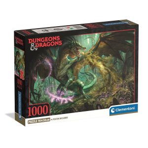 Dungeons & Dragons Poison 1000 bitars kompakt pussel Clementoni