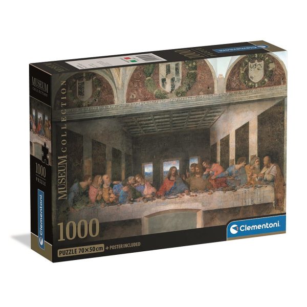 Art Nattvarden, The Last Supper 1000-bitars Compact pussel Clementoni
