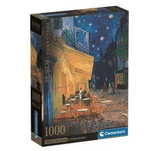 Art Van Gogh The Café Terrace at Night 1000 bitars kompakt pussel Clementoni