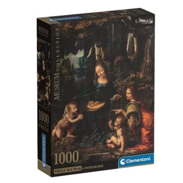 Art Da Vinci Rocky Madonna 1000-bitars kompakt pussel Clementoni