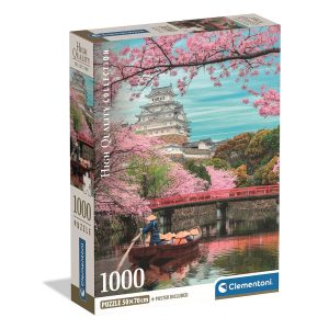 Cities Himeji japanskt pussel 1000 bitar Clementoni