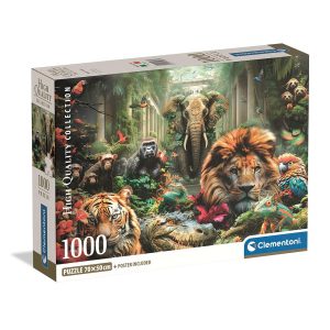 Animals Mystic Jungle 1000-bitars Clementoni pussel