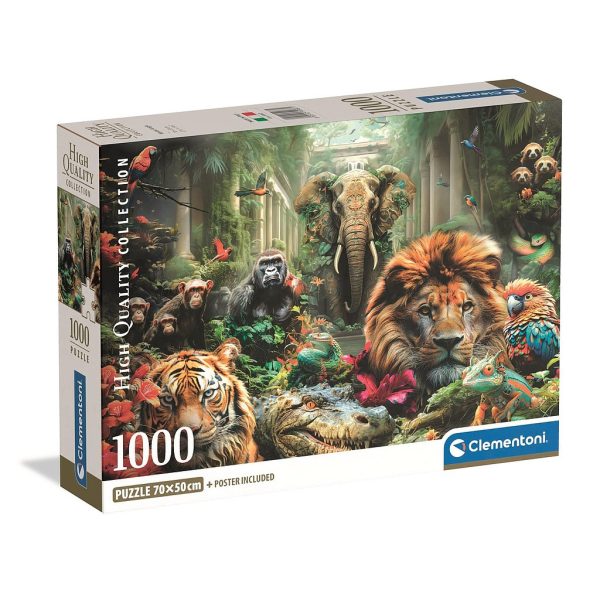 Animals Mystic Jungle 1000-bitars Clementoni pussel