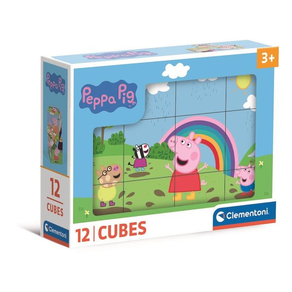 Greta Gris Nature Class Kubpussel 12 delar Clementoni