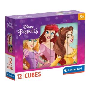 Disney Princess sagokuber 12 delar Clementoni