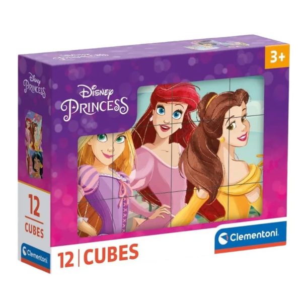 Disney Prinsessor Kubpussel 12 Klossar Clementoni