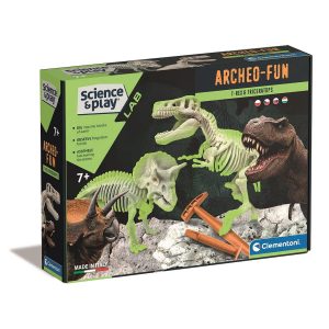 Dinosaurie Archeo Fun Lysande Arkeologikit Clementoni