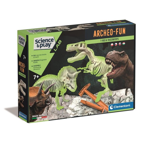 Dinosaur Archeo Fun Lysande Arkeologiset Clementoni