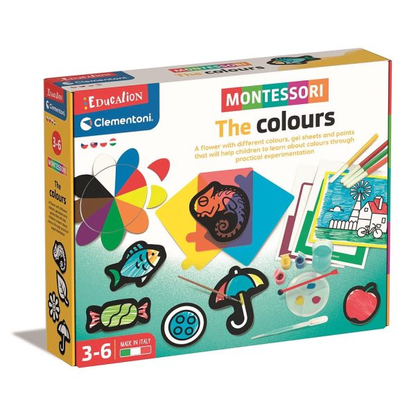 Colour Montessori färgutforskningsspel för färgutveckling Clementoni