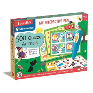 Animals Education Interaktiv Penna med 500 Frågesporter från Clementoni