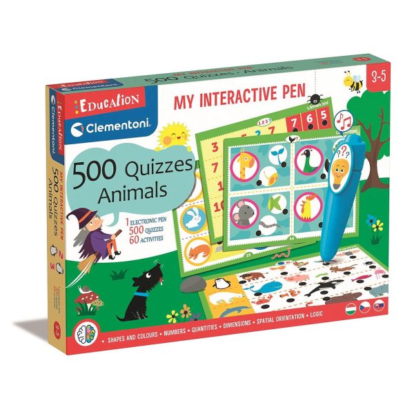 Animals utbildningsspel med interaktiv penna och 500 quiz