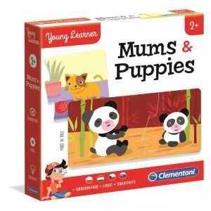 Animals Young&Learner Djur och deras ungar Pedagogiskt spel Clementoni