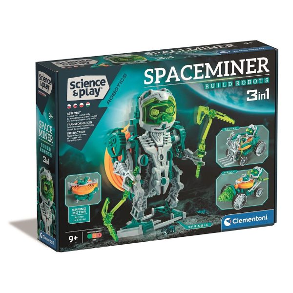 Vehicle Spaceminer 3-i-1 Robotbyggsats Clementoni