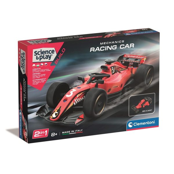 Car Mekanik Formel 1 och Go-Kart Byggsats Clementoni