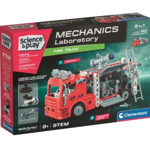 Vehicle Mechanics Brandbil 2-i-1 Byggleksak Clementoni