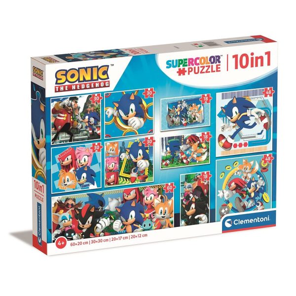 Sonic the Hedgehog Heroes Rivals 10-i-1 pussel Clementoni