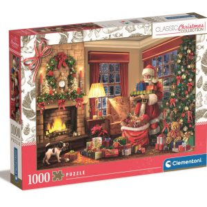Christmas Santa's Gift 1000-bitars Clementoni pussel