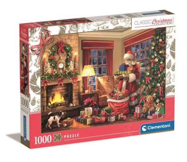 Christmas Santa's Gift 1000-bitars Clementoni pussel