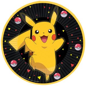 Pokémon Yellow Thunder pappersassietter 8-pack 23 cm