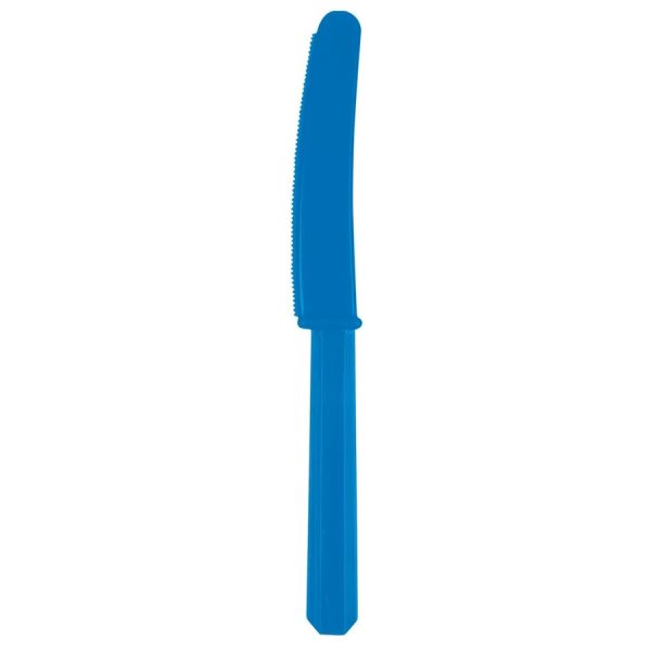 Colour Bright Royal Blue Bestick, kniv - set om 10