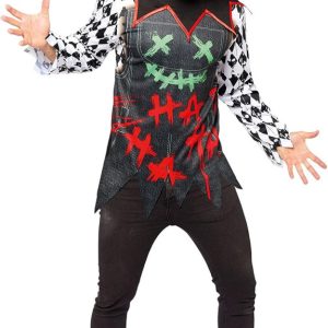 Halloween Haha Clown vuxendräkt M/L
