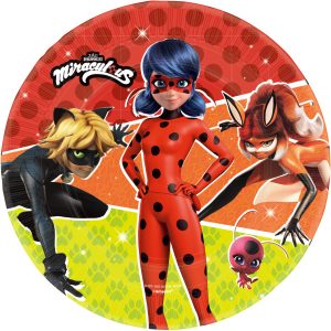Miraculous Ladybug Kwami pappersassiett 8 st 23 cm