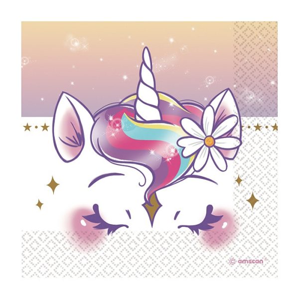 Unicorn Dreams 16-pack servetter 33x33 cm
