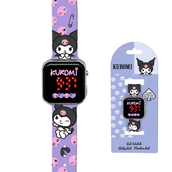 Hello Kitty Kuromi digital LED-klocka