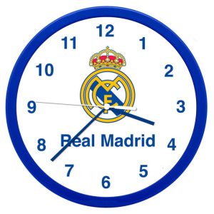 Real Madrid Emblem väggklocka 25 cm