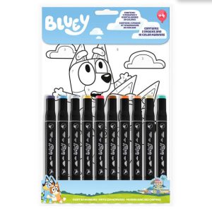 Bluey Life number coloring book
