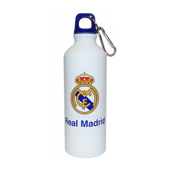 Real Madrid Emblem aluminiumflaska med krok 500 ml