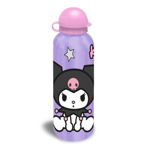 Hello Kitty Kuromi Aluminiumflaska 500 ml – Sportflaska Lila