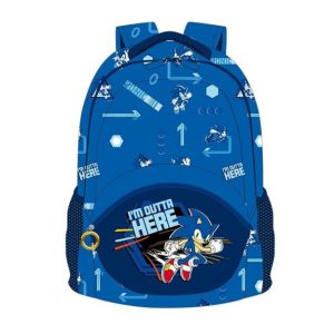 Sonic the Hedgehog Outta Here skolryggsäck, 42 cm