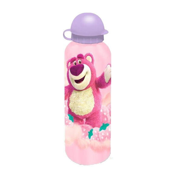 Disney Toy Story Lotso jordgubbsflaska i aluminium med dricklock 500 ml