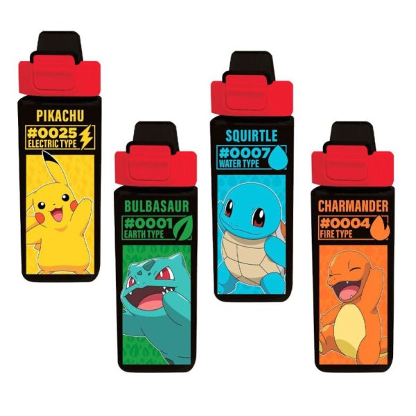 Pokémon elektrisk fyrkantig flaska 500 ml