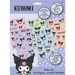 Hello Kitty Kuromi klistermärkesset 5 ark