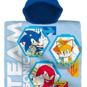 Sonic the Hedgehog Team Sonic badlakan poncho 60x120 cm