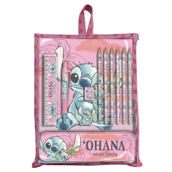 Disney Lilo and Stitch pennset med fodral