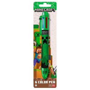 Minecraft Boom 6-färgad penna