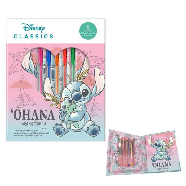Disney Lilo och Stitch anteckningsbok och gelpennset