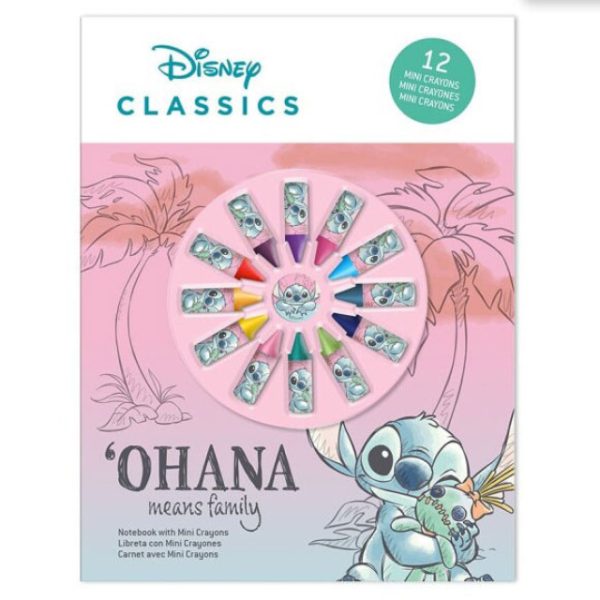 Disney Lilo och Stitch anteckningsbok med mini kritset