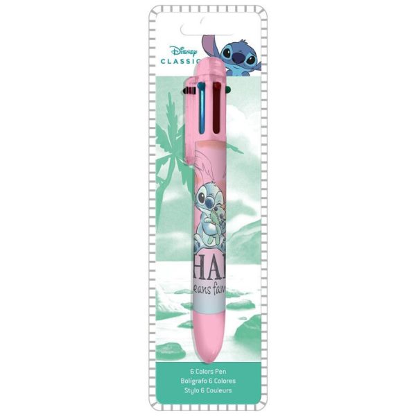 Disney Lilo and Stitch 6-färgs penna Cheeky