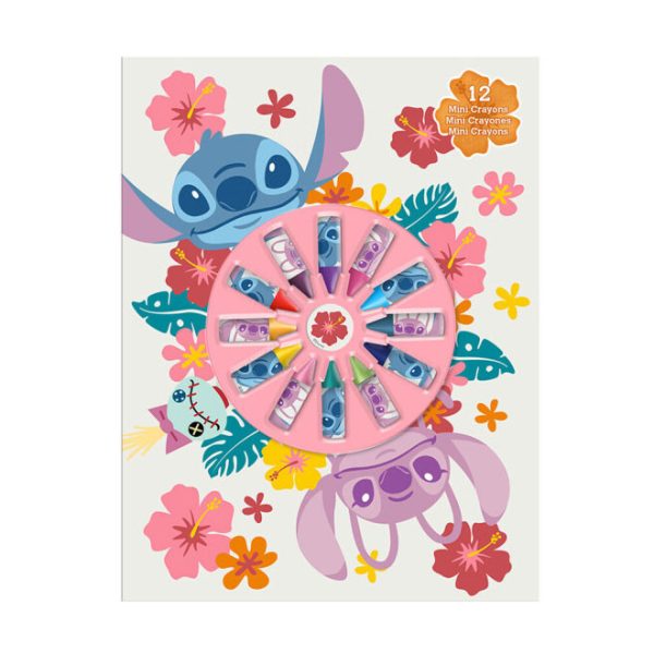Disney Lilo and Stitch anteckningsbok med mini kritor