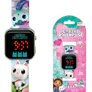 Gabbys Dockskåp digital LED-klocka
