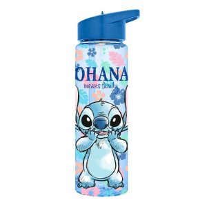 Disney Lilo and Stitch plastflaska med sugrör 600 ml