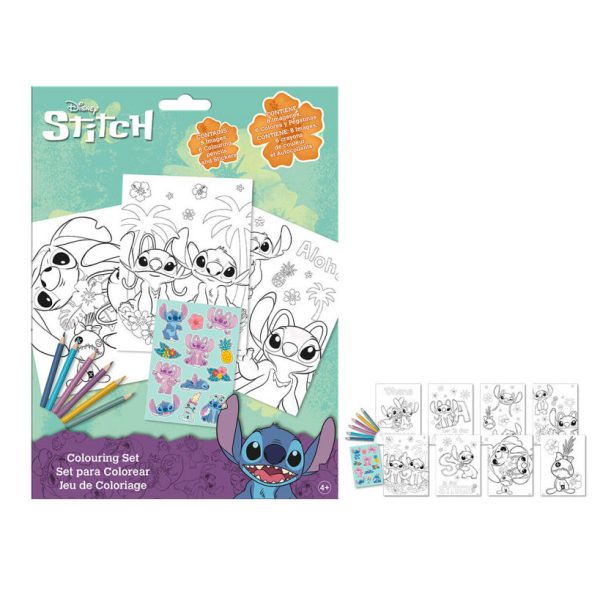 Disney Lilo and Stitch målarset med klistermärken