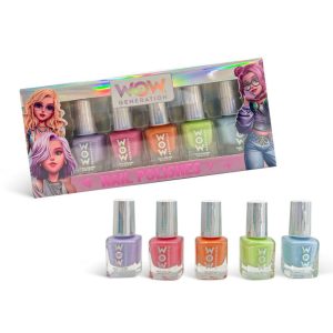 WOW Generation somrigt färgglatt nagellackset 5 delar