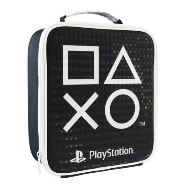 PlayStation svart termoväska för lunch, kylväska 23 cm