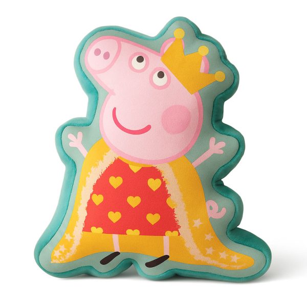 Greta Gris Queen dekorativ kudde 35 cm velour