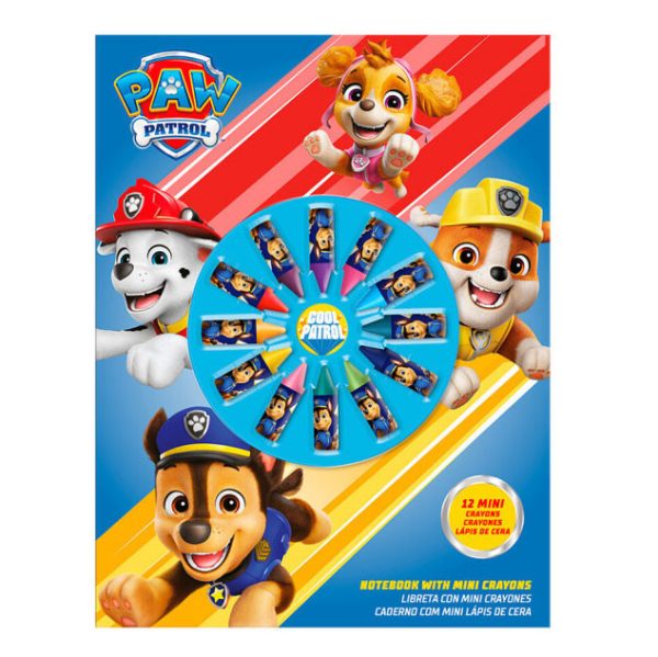 Paw Patrol Duty Calls anteckningsbok med mini kritset